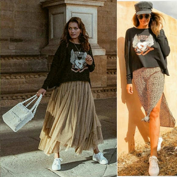 Dancing Outlaw Organic Sloppy Joe Sweater Spell Designs XS Cotton Tee - Picture 4 of 16